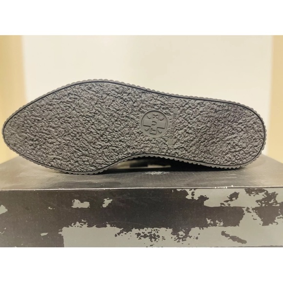 NEW TUK Black Stripe 3-Buckle Pointed Men Boots Size 11 - Picture 6 of 14